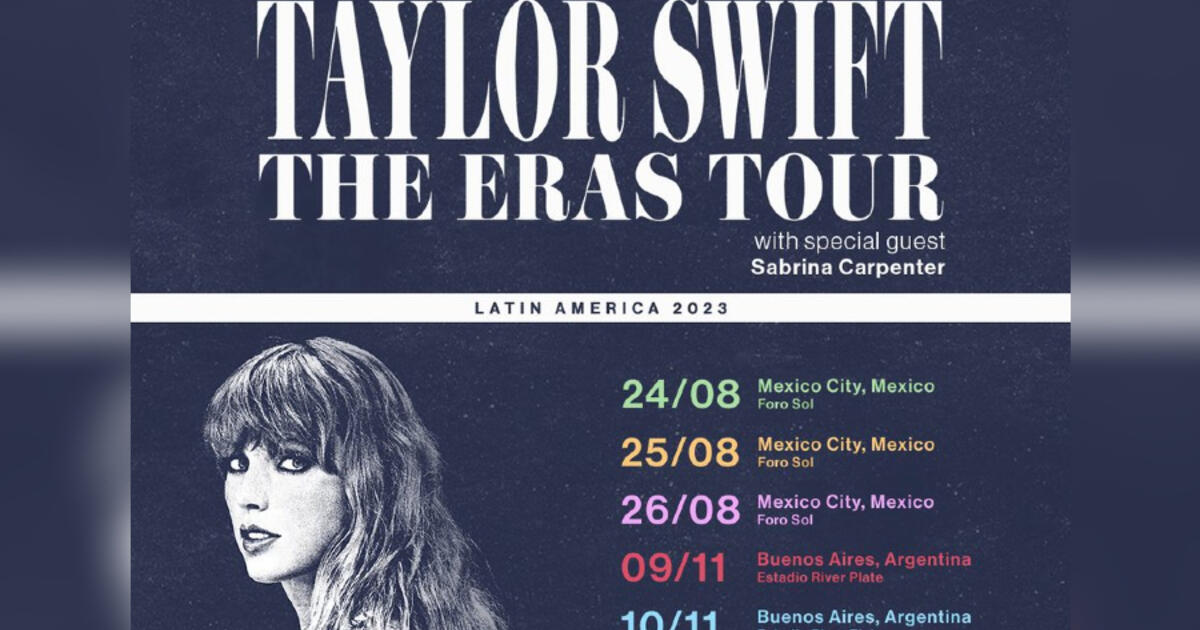 Anuncia Taylor Swift 3 Conciertos En Ciudad De México